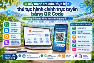 Lâm Đồng đẩy mạnh tra cứu thủ tục hành chính trực tuyến bằng QR Code