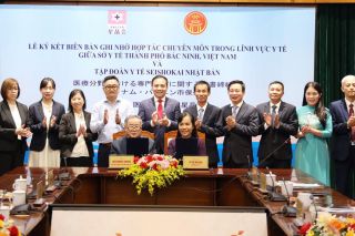 Thành phố Bắc Ninh và Tập đoàn Y tế Seishokai ký biên bản ghi nhớ hợp tác lĩnh vực y tế
