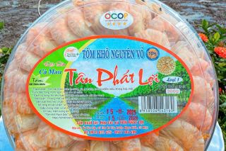 Tôm khô nguyên vỏ Tân Phát Lợi: Giá trị đặc sản Cà Mau, niềm tự hào kinh tế tập thể