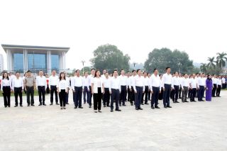 Lào Cai tổ chức Lễ chào cờ cấp tỉnh tháng 11 tại Quảng trường 19/8