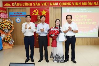 Bệnh viện Phục hồi chức năng Hà Tĩnh có tân Giám đốc