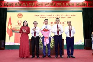 HĐND xã Vĩnh Bảo kiện toàn chức danh Phó Chủ tịch UBND xã và quyết nghị nhiều nội dung quan trọng