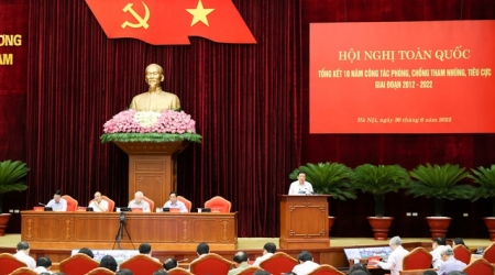Tổng Bí thư Nguyễn Phú Trọng: Phòng, chống tham nhũng là "chống giặc nội xâm"