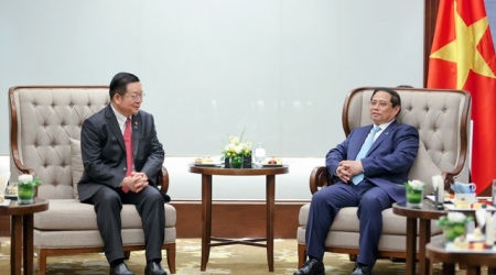 Thủ tướng và Tổng Thư ký ASEAN trao đổi các vấn đề liên quan trong hợp tác ASEAN