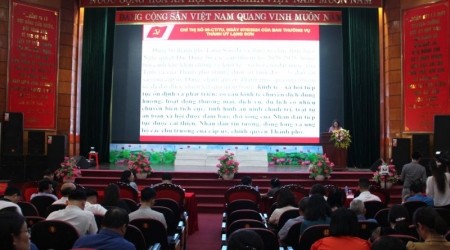 TP. Lạng Sơn: 400 đại biểu Hội nghị quán triệt và triển khai thực hiện Chỉ thị số 05