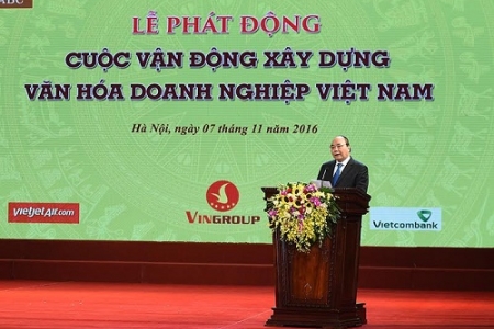 Thủ tướng phát động xây dựng văn hoá doanh nghiệp