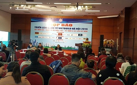 Triển lãm Vietbuild 2016 tại Hà Nội thu hút 1.350 gian hàng