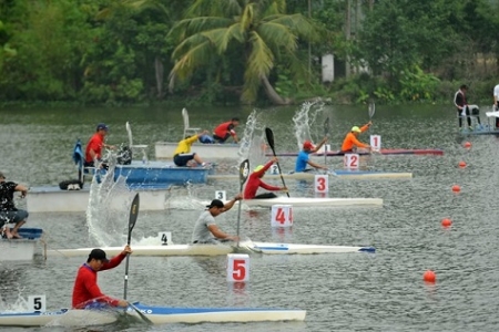 Hà Nội tạm thời dẫn đầu tại Giải đua thuyền toàn quốc năm 2016