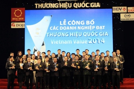 Công bố 88 doanh nghiệp đạt Thương hiệu Quốc gia 2016