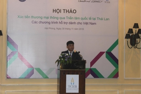 Hải Phòng: Hội thảo XTTM thông qua triển lãm quốc tế tại Thái Lan