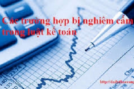 Những trường hợp không được làm kế toán