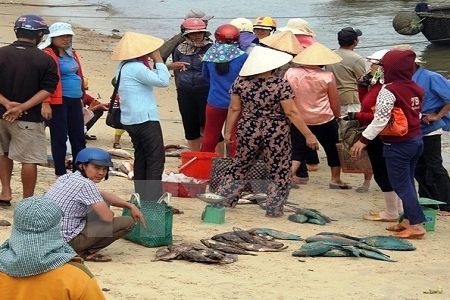 Người dân tỉnh Quảng Trị nhận tiền bồi thường sự cố môi trường biển đợt 2