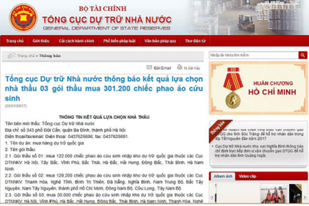 Một DN “ngẫu nhiên” trúng cả 3 gói thầu mua 301.200 chiếc phao áo cứu sinh: Những nghi vấn