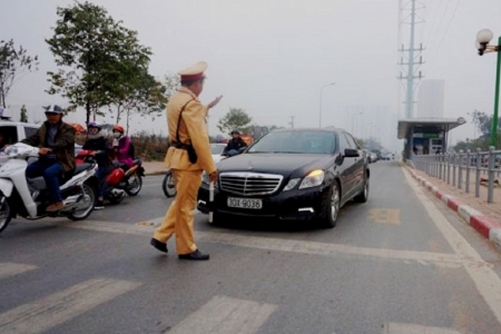 Hà Nội: Bắt đầu xử phạt các phương tiện lấn làn xe buýt BRT