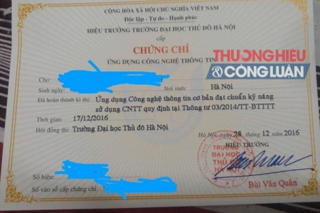 Cấp chứng chỉ CNTT: Trường ĐH Thủ đô Hà Nội có làm trái quy định của Bộ GD&ĐT?