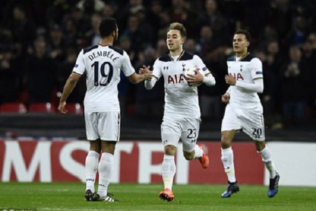 Lượt về vòng 1/16 Europa League: Thi đấu thiếu người, Tottenham cay đắng dừng cuộc chơi