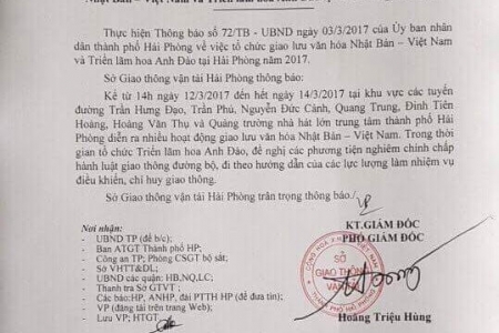 Hải Phòng: Phân luồng giao thông tại tuyến đường trung tâm thành phố