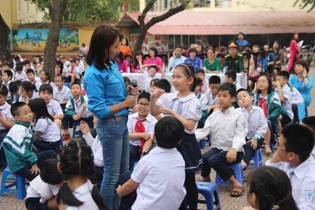 “Sân chơi cuối tuần”: Một hoạt động hữu ích của trường Tiểu học Trung Tự