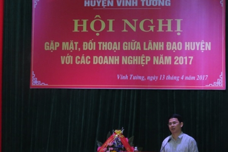 Huyện Vĩnh Tường (Vĩnh Phúc): Gặp gỡ, đối thoại với doanh nghiệp