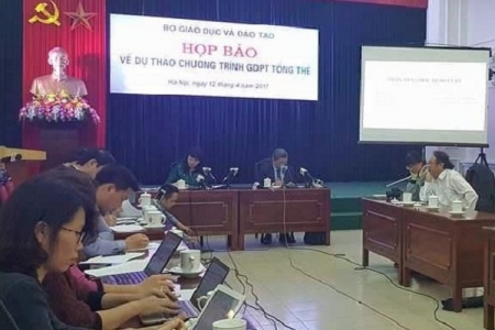 Dự thảo chương trình giáo dục phổ thông tổng thể