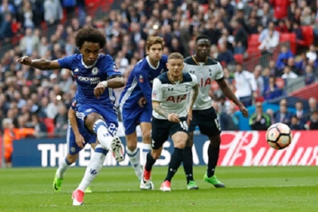 Bán kết FA Cup: Willian lập cú đúp, Chelsea vào chung kết FA Cup