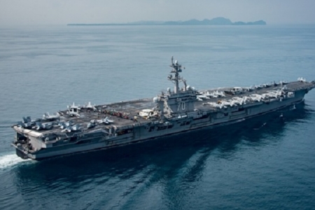 Triều Tiên cảnh báo đánh chìm tàu sân bay USS Carl Vinson của Mỹ