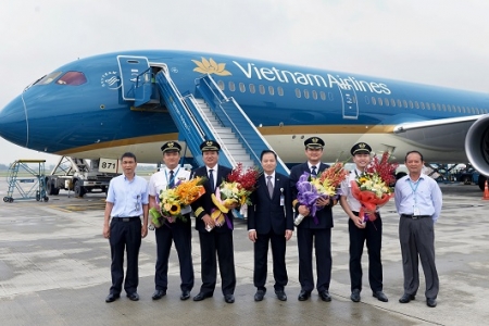 Vietnam Airlines đón nhận máy bay Boeing 787-9 Dreamliner thứ 11