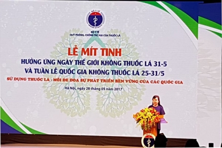 Phát động Tuần lễ quốc gia không thuốc lá 2017