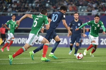 World Cup U20: Đánh bại U20 Mexico, U20 Anh giành vé vào vòng bán kết