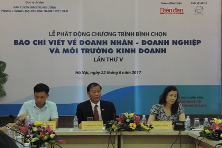 Phát động Chương trình bình chọn “Báo chí viết về doanh nhân, doanh nghiệp, môi trường kinh doanh”