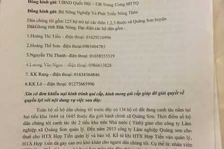 Huyện Đăk Glong (Đăk Nông): Tiếng kêu cứu từ “điểm nóng” Quảng Sơn