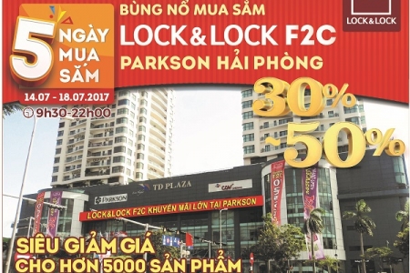 Khuyến mại cực lớn tại Lock&Lock Parkson Hải Phòng