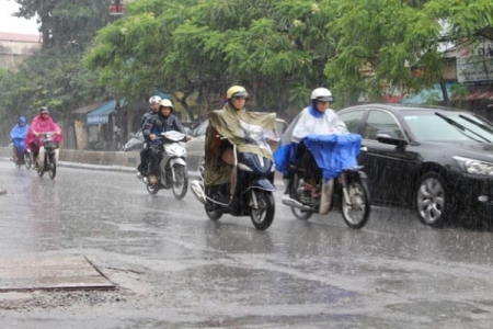 Từ ngày 13/7/2017: Xuất hiện mưa lớn trên diện rộng