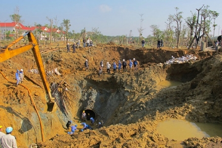 Hà Nội công bố nguyên nhân dự án đường ống nước sông Đà 2 chậm tiến độ