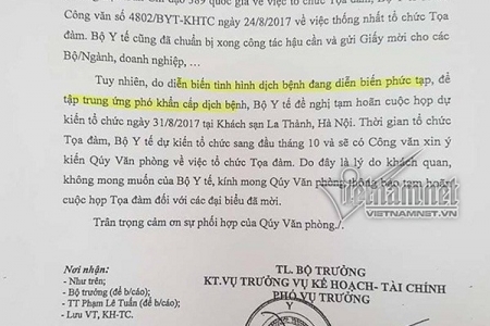 Bộ Y tế hoãn tọa đàm về chống thuốc giả