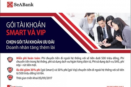 SeaBank ra mắt gói sản phẩm Smart và VIP dành cho doanh nghiệp