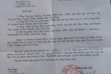 Trà Vinh: Nông dân tố thẩm phán bao che cho doanh nghiệp kinh doanh thức ăn kém chất lượng?