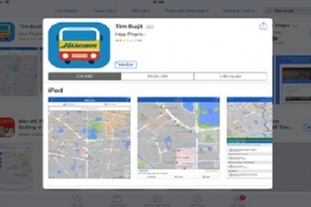 Hà Nội: Ứng dụng tìm kiếm xe bus trên thiết bị di động