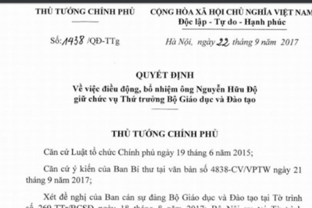 Thủ Tướng bổ nhiệm thêm 2 Thứ trưởng Bộ Giáo dục và Đào tạo