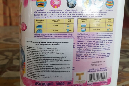 Vĩnh Phúc: Bắt giữ lô hàng nước giặt Carefor giả mạo nhãn hiệu