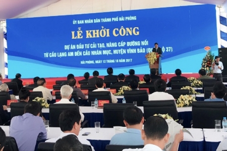 Hải Phòng: Khởi công Dự án đầu tư cải tạo, nâng cấp Quốc lộ 37