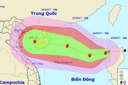 Công điện khẩn chỉ đạo ứng phó cơn bão số 11