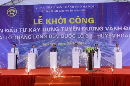 Khởi công xây dựng Dự án từ Đại lộ Thăng Long đến Quốc lộ 32