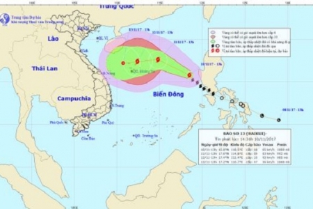 Công điện hỏa tốc ứng phó với bão số 13