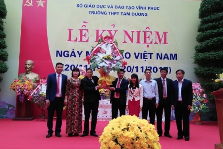 Vĩnh Phúc: Trường THPT Tam Dương 1 Kỷ niệm ngày Nhà giáo Việt Nam 20/11