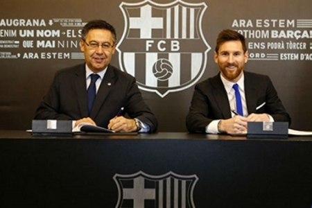 Messi ở lại Barca đến 2021, phí phá hợp đồng lên đến 835 triệu đôla