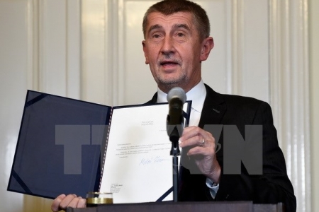 Tân Thủ tướng Cộng hòa Séc Andrej Babis tuyên thệ nhậm chức