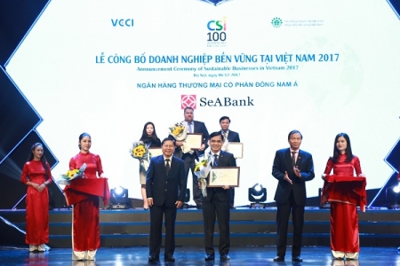 Sea Bank nằm trong top 100 doanh nghiệp phát triển bền vững