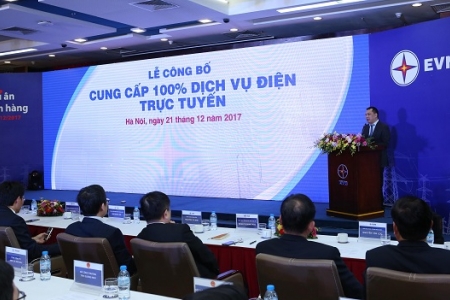 Công bố “Cung cấp 100% dịch vụ điện trực tuyến”