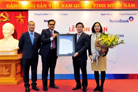 Hệ thống Quản lý chất lượng VietinBank đạt chuẩn ISO 9001:2015